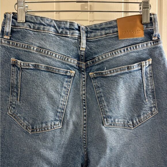 DEREK LAM 10 Crosby Women's Jeans high waist high rise Medium Wash - Picture 12 of 13